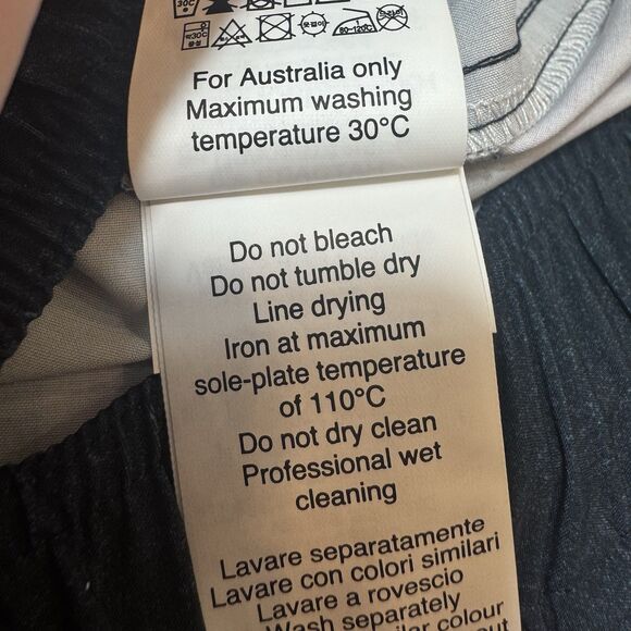 Oakley Hydrolix Boardshorts Swim Trunks Size L Stripe Purple Navy Marlin RC 20” - Picture 9 of 9